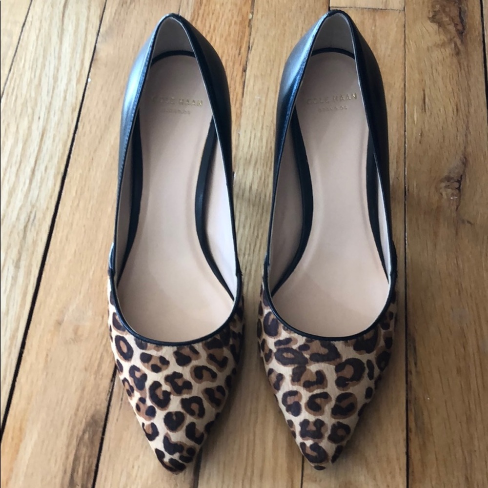 Cole Haan leopard heels
